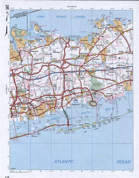 suffolk county towns map.